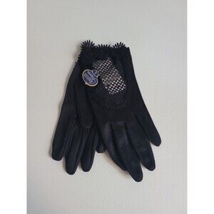 Vintage Hensen Black Ladies Gloves Sz 6 New Custom Cosplay